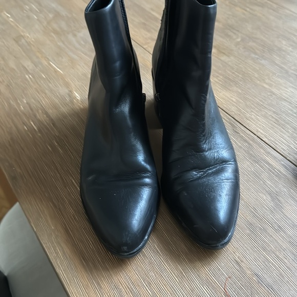 Sam Edelman Joey ankle zip Bootie in Black Leather size US 10 - Picture 2 of 2